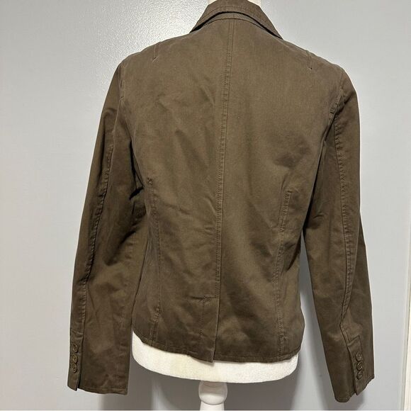 GAP ladies brown lined blazer size 10 - Picture 2 of 9